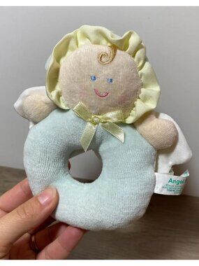 Russ Angel Babies Plush Rattle Amrams